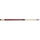 Joss - 62 Pool Cue - Figured maple with ebony geometric designs and holly diamond inlays